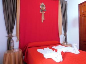 Кровать или кровати в номере Casa de la Abuela Pepa