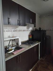 Una cocina o zona de cocina en Apartamento Veracruz de lujo Económico wifi de Alta velocidad perfecta ubicación