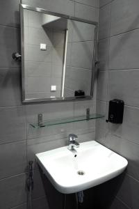 Koupelna v ubytování Hotel Finn