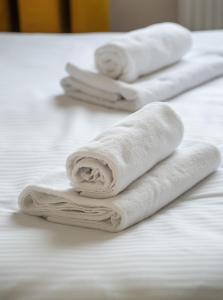 Posteľ alebo postele v izbe v ubytovaní MarOks Żółwia Apartment