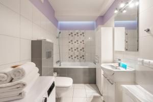 Kúpeľňa v ubytovaní MarOks Żółwia Apartment + 22 fotografií