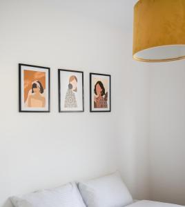 Posteľ alebo postele v izbe v ubytovaní MarOks Żółwia Apartment