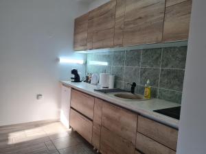 Apartman KARIBO的厨房或小厨房