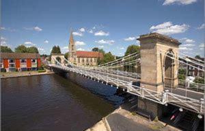 a bridge over a body of water with at Marlow's Emerald 3 Bedroom House in Marlow
