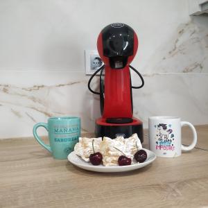 Coffee and tea making facilities at Balcón del Cardenal