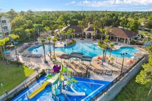 an overhead view of a pool at a resort at A House, A Mouse, and A Dream in Orlando