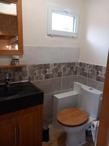 Koupelna v ubytování Studio indépendant dans villa