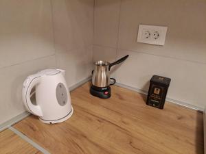 Kaffi- og teaðstaða á DAS Apartman