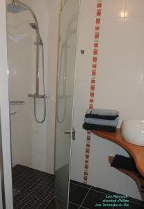Vonios kambarys apgyvendinimo įstaigoje Les Terrasses du Ris