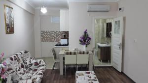 Kuchyň nebo kuchyňský kout v ubytování BeyazitHan Suites Old City
