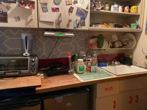 Cuisine ou kitchenette dans l'établissement John 3 16 Christian BnB