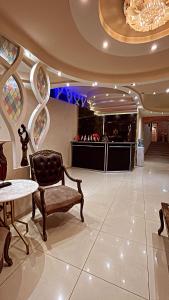 Lobbyn eller receptionsområdet på Aleppo Hotel
