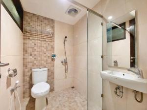 Koupelna v ubytování Shinta Guesthouse