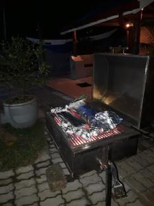 Gril dostupný pro hosty v bed and breakfast