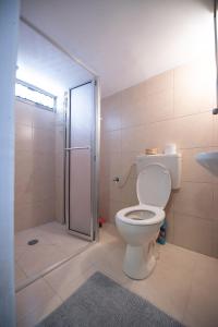 A bathroom at PORT CITY HAIFA - Downtown Studio with Gallery nxt German Colony