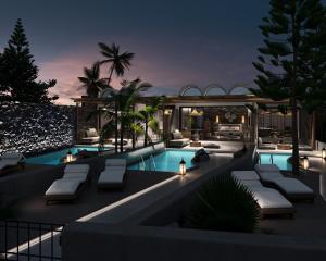 Bassein majutusasutuses Oscar Beachfront Suites - Adults Only või selle lähedal