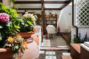 Knihovna v bed and breakfast