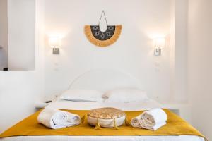 Posteľ alebo postele v izbe v ubytovaní Anemos Guest Apts