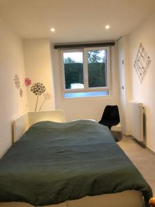 Posteľ alebo postele v izbe v ubytovaní Très bel appartement T3 centre ville, commerces et gare + 6 fotografií