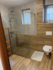 Koupelna v ubytování A&A Apartmany