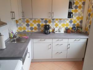 Kuchyň nebo kuchyňský kout v ubytování Ferienwohnung Ernst 10