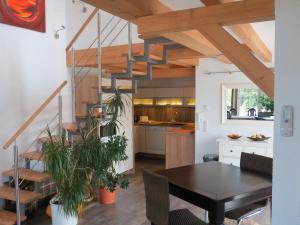Kuchyň nebo kuchyňský kout v ubytování Reiners`Alm