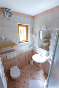 Koupelna v ubytování B&B Bau