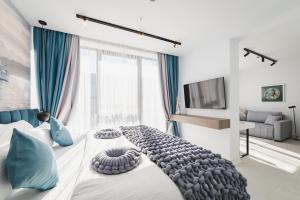 Voodi või voodid majutusasutuse Hotel Aurel Coast toas