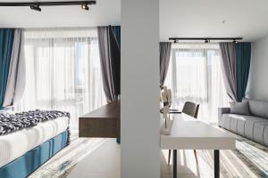 Voodi või voodid majutusasutuse Hotel Aurel Coast toas