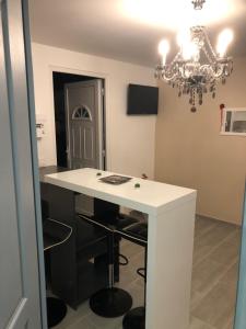 Telewizja i/lub zestaw kina domowego w obiekcie Villa Stef