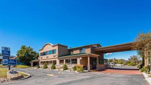 a rendering of a hotel with a parking garage at Best Western Inn Tooele in Tooele