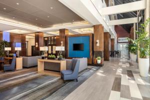 Χώρος καθιστικού στο Boston Marriott Cambridge