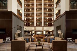 Posezení v ubytování Minneapolis Marriott Northwest