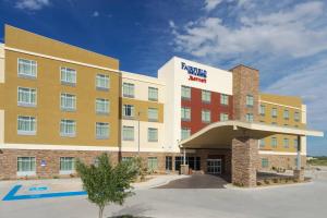 a rendering of the exterior of a hotel at Fairfield Inn & Suites by Marriott Fort Stockton in Fort Stockton