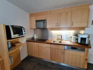 Köök või kööginurk majutusasutuses Appartements Luttinger