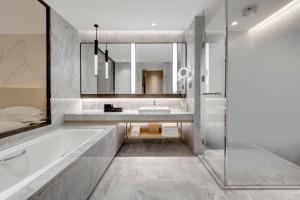 Koupelna v ubytování Kaohsiung Marriott Hotel