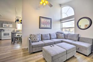 a living room with a couch and a table at Reno Vacation Rental 1 Mi to Casinos! in Reno