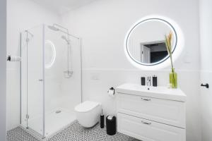 Kúpeľňa v ubytovaní hvile 23- łóżko queen size + 6 fotografií