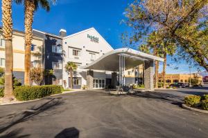 a view of a hotel with a building at Fairfield Inn St. George in St. George