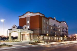 a rendering of the front of a hotel at Courtyard by Marriott Fort Worth Historic Stockyards in Fort Worth