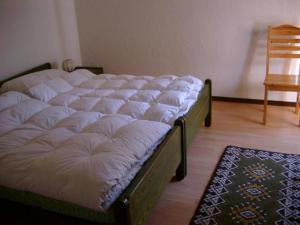 Postel nebo postele na pokoji v ubytování Flüehütte C Heini