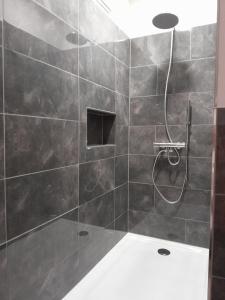 Koupelna v ubytování Ferienhaus Kolbnitz
