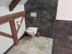 Koupelna v ubytování Ferienhaus Kolbnitz
