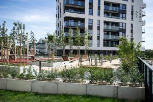 Vonkajšia záhrada v ubytovaní SMART LOQUM-PanoramaVVita