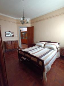 1 dormitorio con 1 cama grande en una habitación en Casa JUCALI en Tandil