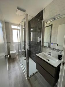 Koupelna v ubytování Apartamento da Fraga