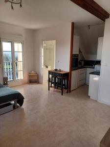 Kuchyň nebo kuchyňský kout v ubytování Joli Appartement avec vue sur la Baie