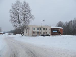 Viesu māja Ezerkalns v zimě