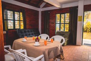 Posezení v ubytování Ecovilla Cali