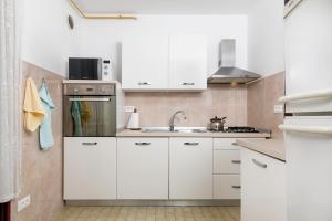 Kuchyň nebo kuchyňský kout v ubytování Sisplac Apartment